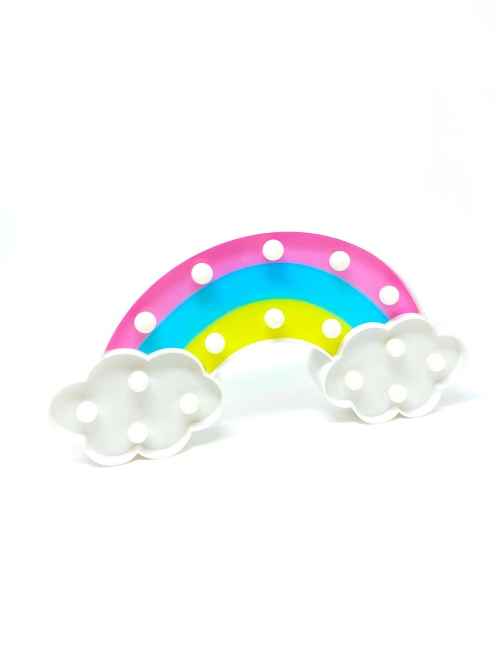 Rainbow Cloud Marquee Wall Light, Kids Bedroom
